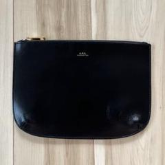 未使用　A.P.C. レザークラッチバッグ A.P.C - （新品同様）A.P.C.レザー クラッチバッグ アーペーセー