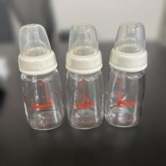 ピジョン　哺乳瓶3本　ガラス　120ml