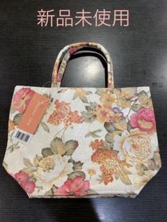 素敵な花柄生地のバック☆化粧品入れにもピッタリ!新品未使用☆週末値引きセール!