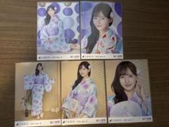 金川紗耶　乃木坂46 浴衣　ランダム生写真　5種コンプ