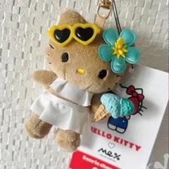 ハローキティ 日焼け キーホルダー　ぬいぐるみ Me% ローリーズファーム 水着