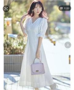 もち❗️mercuryduo 河西美希コラボワンピース　アイスブルー MERCURYDUO 河西美希コラボ ワンピース - メルカリ