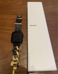 美品  レア  sacai Apple Watch ベルト バンド ゴールド 美品 レア sacai Apple Watch ベルト バンド ゴールド