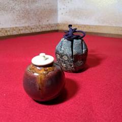 中国骨董　明　赤絵　緑釉魚紋古壺　茶入　茶壺　煎茶道具　唐物　茶道 中国骨董 明 赤絵 緑釉魚紋古壺 茶入 茶壺 煎茶道具 唐物