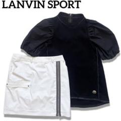 LANVIN SPORT ランバンスポール　セットアップ　バルーン袖　ゴルフ　M LANVIN SPORT ランバンスポール セットアップ バルーン袖 ゴルフ