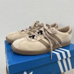 【美品　箱付き】adidas stadt ベージュ スニーカー　24cmのサムネイル
