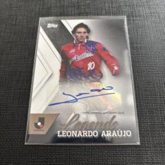 レオナルドアラウージョ直筆サイン　世界で一枚限定　topps 鹿島アントラーズ ミントモール / MINT 横浜店 / 2024 Topps Jリーグ フラッグ