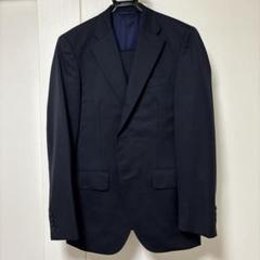 未使用級✨️アザブテーラー　セットアップスーツ44　チェック柄2Bアンコン紺 ZARA MAN☆新品タグ付☆チェック柄☆セットアップ☆スーツ