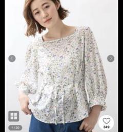 ＊美品＊grove 花柄ブラウス
