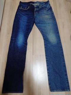 ヒステリックグラマー　HRLR 加工 デニム ジーンズ トヨタCM着用モデル HYSTERIC GLAMOUR HRLR加工デニム スリムストレートパンツ の