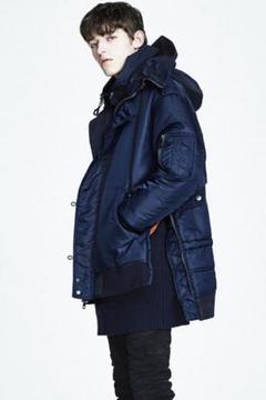 DIESEL BLACK GOLD ネイビー MA-1ジャケット DIESEL BLACK GOLD ネイビー MA-1ジャケット