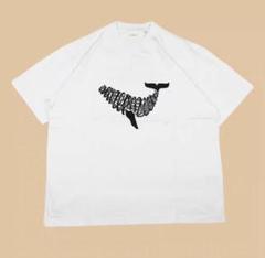 Nanamicaクジラデザイン ホワイト Tシャツ