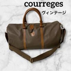 [美品]courreges ボストンバッグ レザー 2way ブランドロゴ 2025年最新】Courreges レディース ボストンバッグ・旅行用