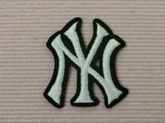 【MLB★WAPPEN】ニューヨークヤンキース！ワッペン／タイプＢ白小＜1枚＞☆