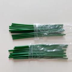★グルースティック20枚 7x250mm ホットメルトスティックのり グリーン