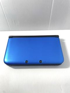 【動作品】Nintendo 3DS LL ブルーブラック(外装割れあり)