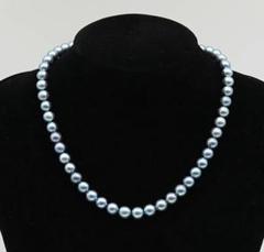 silver刻印　マベ真珠ネックレス　6g 東な6-0416ア⑨ 真珠 ネックレス SILVER刻印あり パールネックレス 直経7.6~8.0