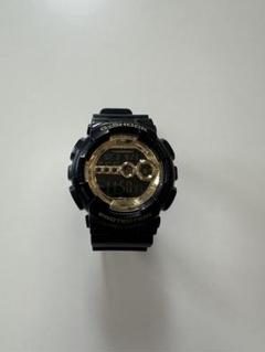 G-SHOCK デジタル腕時計 ブラック/ゴールド