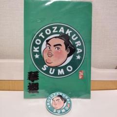 大相撲　佐渡ヶ嶽部屋　琴櫻　缶バッチ　ファイル