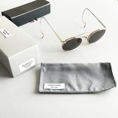 THOM BROWNE トムブラウン TB-002B-T-52 極美品 ゴールド - メルカリ