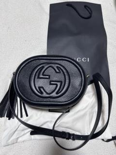 【piggy】【美品】GUCCI　ソーホーSOHOディスコバッグ　ブラック 2025年最新】gucci ソーホーディスコバッグの人気アイテム