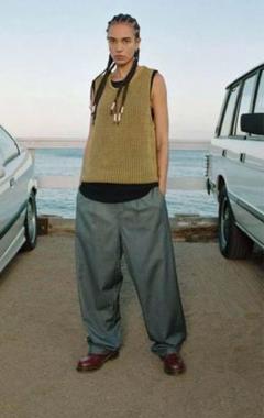 2025年最新】striped volume pleated trouserの人気アイテム