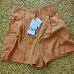 値下げしました ZARA オレンジ ショートパンツ XS