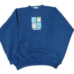 bitch skateboards ジップスウェット Bitch Skateboards ビッチ プリントスウェット 90s 00s - メルカリ