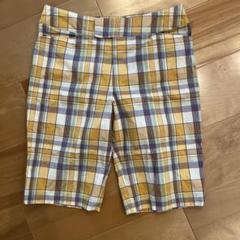 お値下げ☆fedi int'l イエロー　チェック　ハーフパンツ　レディースM