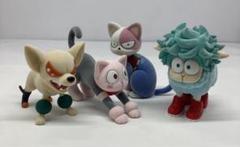 僕のヒーローアカデミア Fluffy Puffy 4体セット 僕のヒーローアカデミア Fluffy Puffy～デクシープ＆バクドッグ