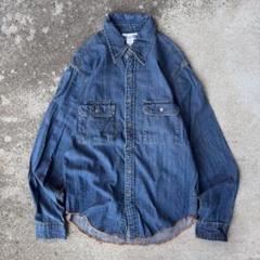 2002s OLD GAP L/S denim shirt dungaree