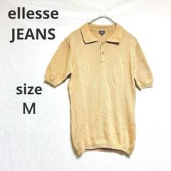 エレッセ / ポロシャツ 半袖 コットン ニット ベージュ Ｍ