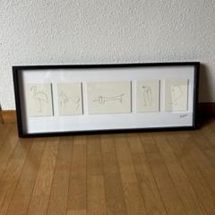 IKEA ピカソ動物の線画5枚セット m88915820072_1.jpg?1749606671
