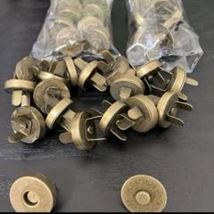 ［マ厚-18-37］ マグネットホック 18mm 差し込み 厚タイプ 37個のサムネイル