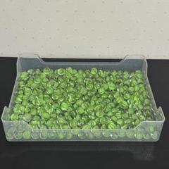 ビー玉　リーフ　緑　黄緑