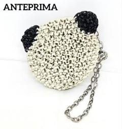 フォロー割　美品　ANTEPRIMA　アンテプリマ　グミーズ　パンダ　小銭入れ グミーズ/パンダ/エナメルブラック×マットグレイッシュホワイト