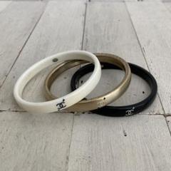 お値下げ！　CHANEL バングル CHANEL シャネル ココマーク プラスチック バングル 2001年製