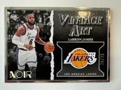 25枚限定 Lebron James Noir Vintage Art