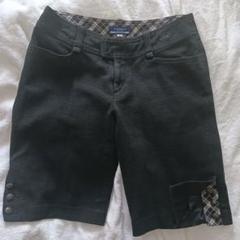 極美品 BURBERRY BLUE LABEL ハーフパンツ ウール モヘア BURBERRY BLUE LABEL ショートパンツ ハーフパンツ 黒 38 - メルカリ