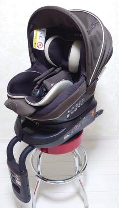 エールベベ　チャイルドシート　クルット5i  グランス　BF921  2019年 KURUTTO5 新生児から使える日本製回転式チャイルドシート | 日本