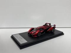 1/64 Lamborghini V12 Vision GT K ジョンGT 赤 LMF 1/64 Scale Lamborghini V12 Vision GT Red Diecast Car