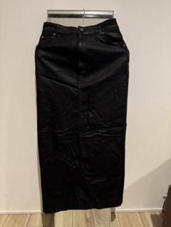 ZARA ブラックデニムタイトスカート