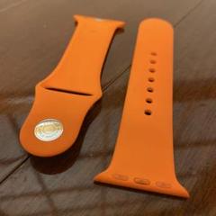 HERMES オレンジ シリコンバンド Apple Watch用 - メルカリ
