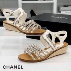 【安心鑑定完全正規品】 CHANEL ヴィンテージ ウッドサンダル 38 CHANEL ウッドサンダル38 - ARCHIVESTOCK