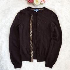希少！バーバリーブルーレーベル　ブラックカーディガン 38 BURBERRY BLUE LABEL ブラックカーディガン 38 - メルカリ