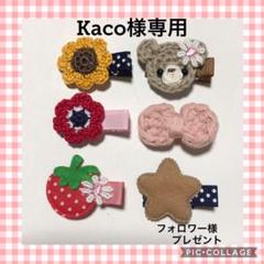 Kaco様 専用 *フォロワー様 ヘアクリップ