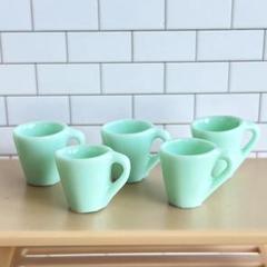 ミニチュア　マグカップ　５個セット　コーヒーカップ　ぬい活　小物のサムネイル