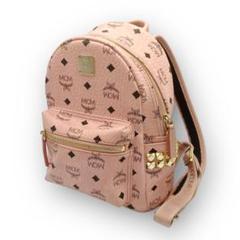 hiro　MCM スタッズ付きピンクリュック　希少 hiro様専用 MCM スタッズ付きピンクリュック 希少