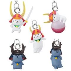 全5種 ひこにゃん めじるしアクセサリー フィギュア わるにゃんこ将軍