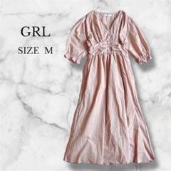 グレイル GRL ロングワンピース フレア Aライン 大人可愛い ガーリー M
